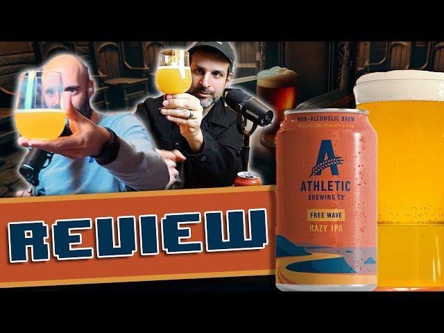 Athletic Brewing "Free Wave" Hazy IPA  - Non Alcoholic Beer Review