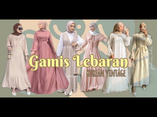 SHOPEE HAUL DRESS LEBARAN || Korean Vintage Dress