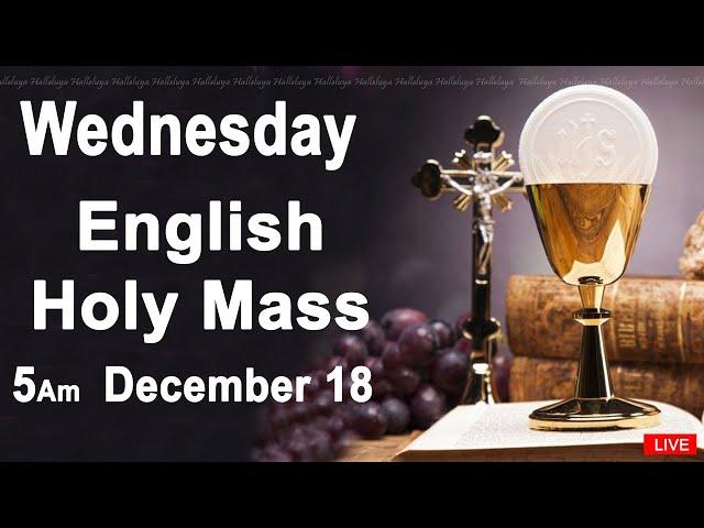 Catholic Mass Today I Daily Holy Mass I Wednesday December 18 2024 I English Holy Mass I 5.00 AM