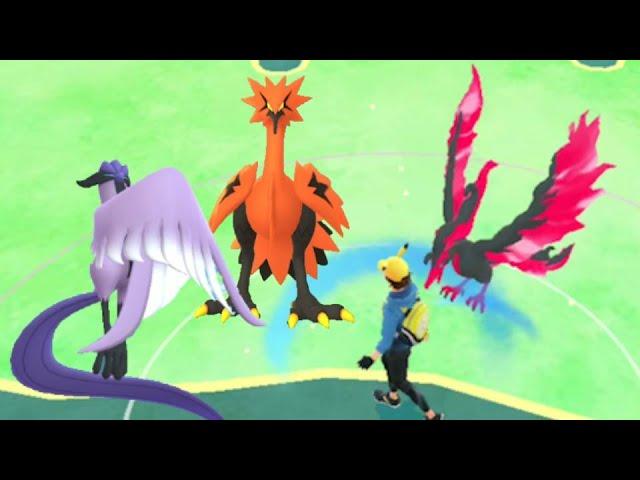 Which Galarian bird  is catchable in pokemon go?