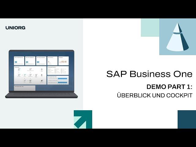 SAP Business One Demo - Part 1: Overview and Cockpit