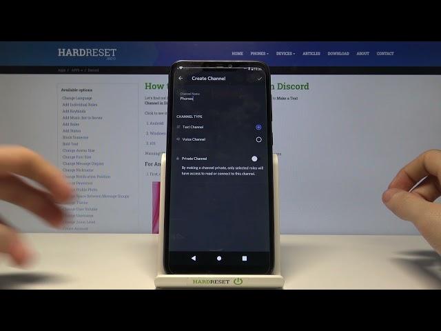 How to Create Text Channel on Discord – Discord App on Android phone