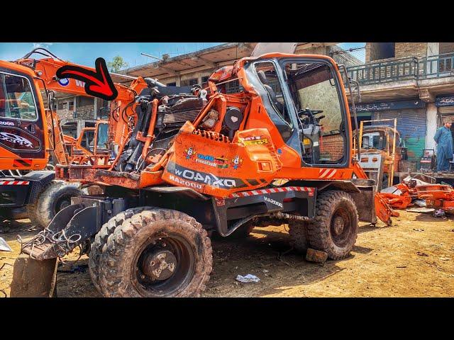 Damaged Excavator Repairing Process | How To Repair Excavator By Pakistani Mechanics