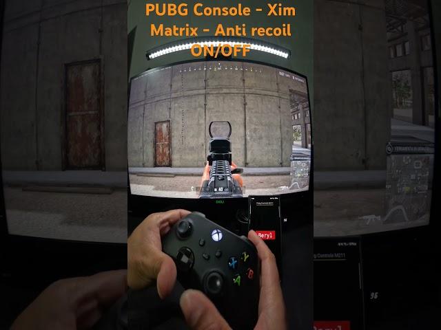 PUBG Console Anti recoil AR - XIM MATRIX