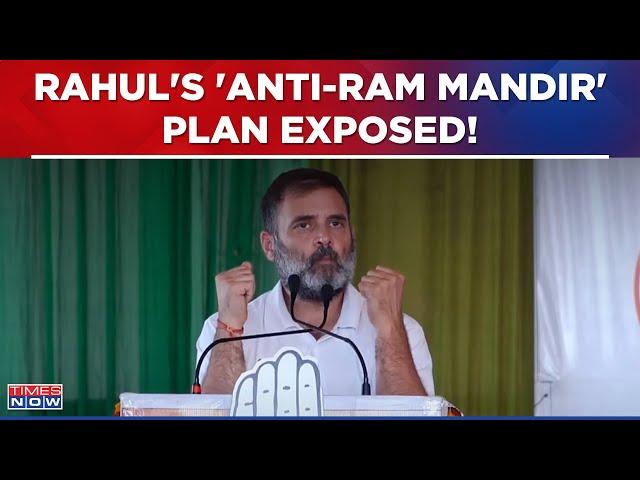 Ex-Congress Insider Exposes Rahul Gandhi's Ram Mandir Plan! Congress Planning To Overturn Decision?