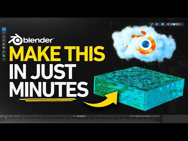 Making Rain In Blender (Beginner Tutorial)