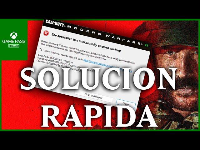 Cómo resolver el error 0x00001338 en mw3 rápidamente