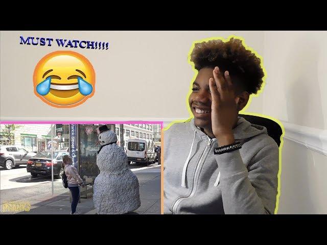 The World Funniest Scary Snowman (REACTION)