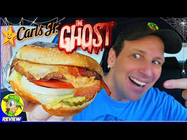 Carl's Jr.® The Ghost Burger Review ⭐ Halloween 2024  Peep THIS Out! ️‍️