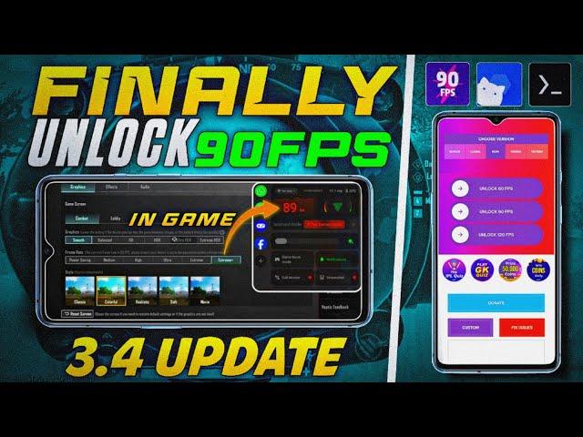 HOW TO UNLOCK 90 FPS ANY ANDROID DEVICE | 