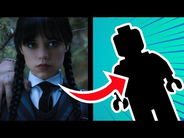 How To Make LEGO Wednesday Adams Custom Minifigure