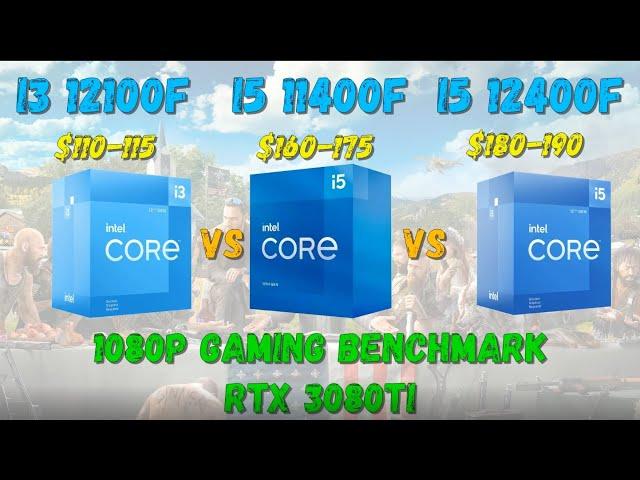 Intel Core I3 12100/12100F vs I5 11400/11400F vs I5 12400/12400F gaming benchmark!