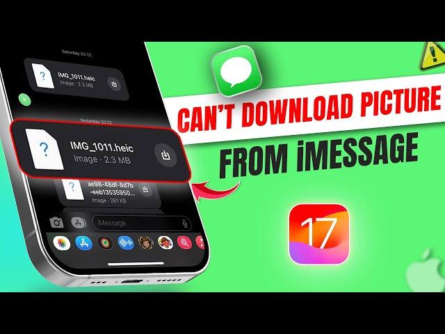 How To Fix Can’t download pictures from iMessage on iPhone | Pictures Won't Download in iMessage