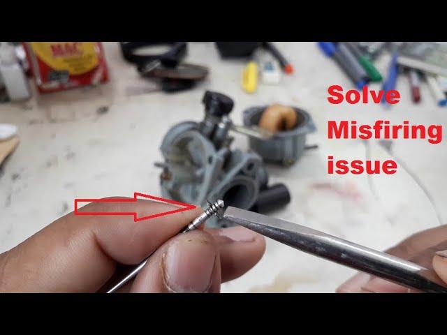 How to Solve Misfiring and Bad Running Issue in Motorcycle and Scooter.