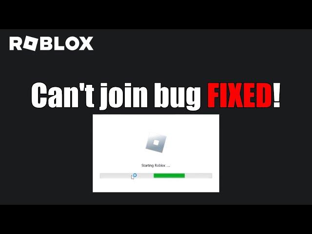 Roblox - Can't Join Any Game Due To New Update FIX!