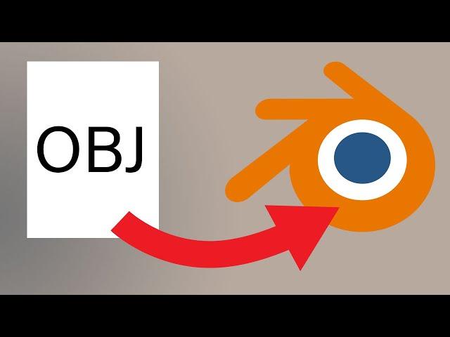 How to Import an OBJ File in Blender 3.4+