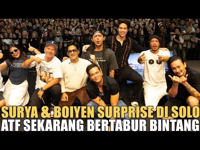 SURYA & BOIYEN BIKIN PECAH SOLO.. ATF BERTABUR BINTANG SAMPE MAS GIBRAN BELAIN NONTON