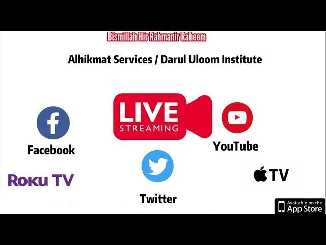 Khutbah By Brother  Basit / Student Of Shaikh Shafayat  ( LIVE From Darul Uloom Institute FL U.S.A )