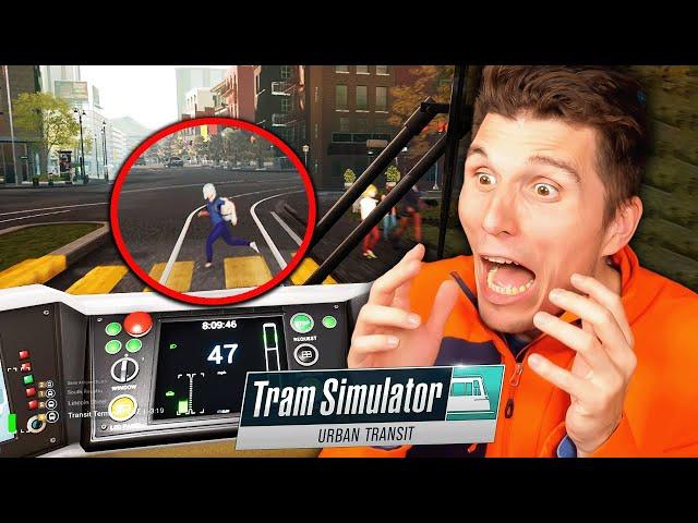 Kind läuft vor meine Straßenbahn | Tram Simulator