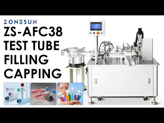 ZONESUN ZS-AFC38 Test Tube Filling and Capping Machine