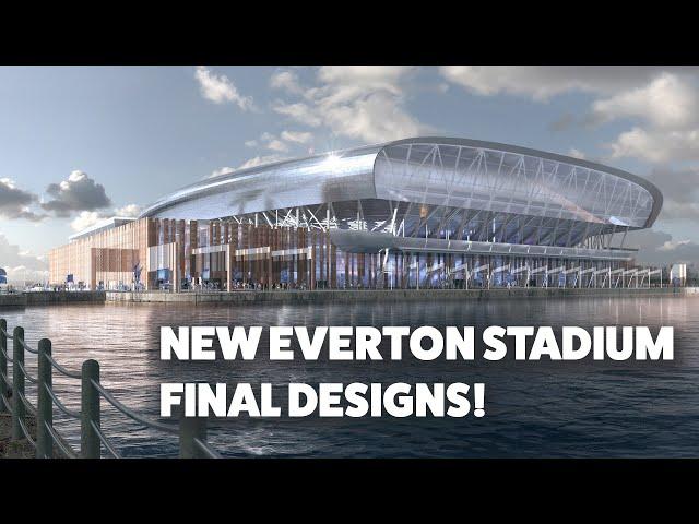 FLYTHROUGH OF NEW EVERTON STADIUM AT BRAMLEY-MOORE DOCK!