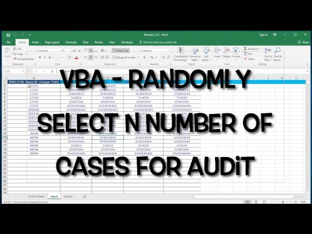 VBA/Excel Randomizer - Randomly select rows / records- vbatip#1