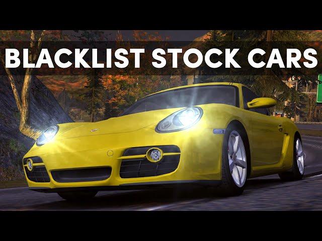 NFS Most Wanted - Blacklist Rivals Drive Stock Cars