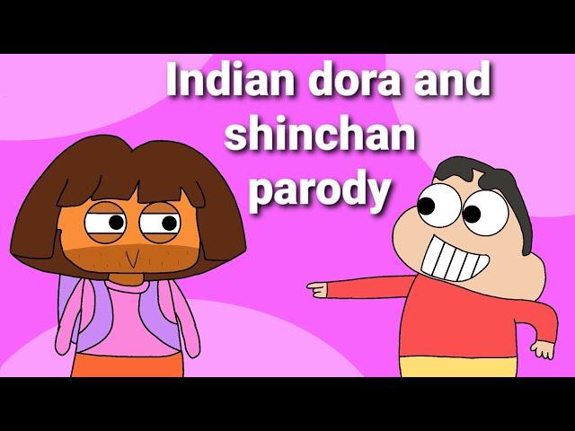 Indian shinchan and dora the explorer parody | Animation | #shinchan