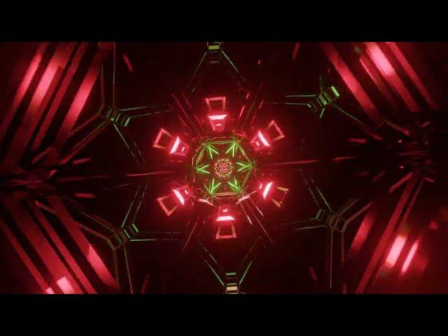 Abstract Background Video 4k Red Green Metallic Wireframe VJ LOOP NEON Sci-Fi Free Calm Wallpaper