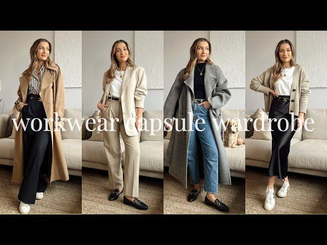 WORKWEAR CAPSULE WARDROBE | MINIMAL OFFICE OUTFITS FOR EVERY SEASON