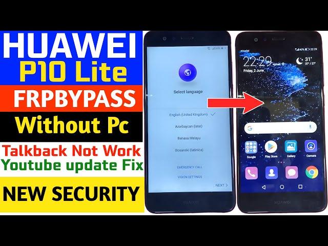 Huawei P10 Lite Frp Bypass Wirhout Pc | All Huawei Frp Bypass Android 7.0/8.0 Without Pc New Trick