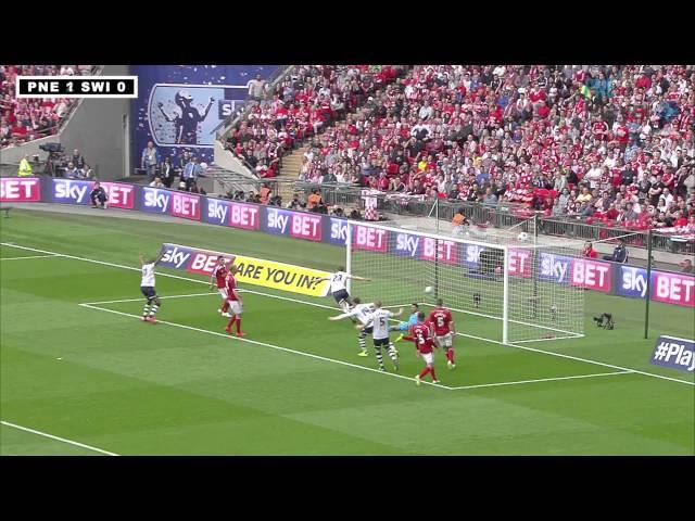 Preston North End 4 Swindon Town 0, Sunday 24th May 2015, Sky Bet League One Play-Off Final