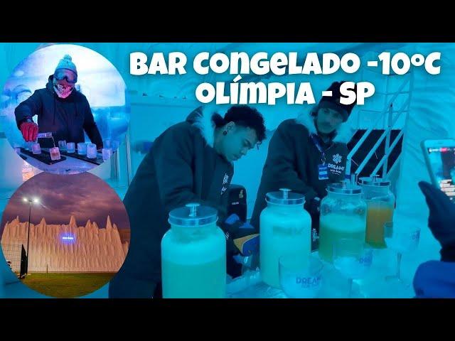 Ice Bar com temperatura de -10ºC em Olímpia SP