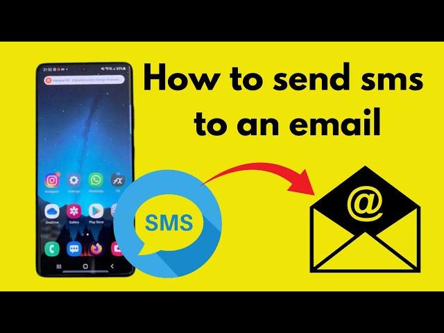 Send texts to email right from your phone