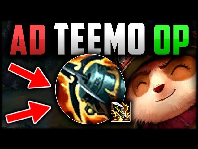 NO ONE EXPECTS AD TEEMO CARRY (Best Build/Runes) How to Play AD Teemo for Beginners Season 14