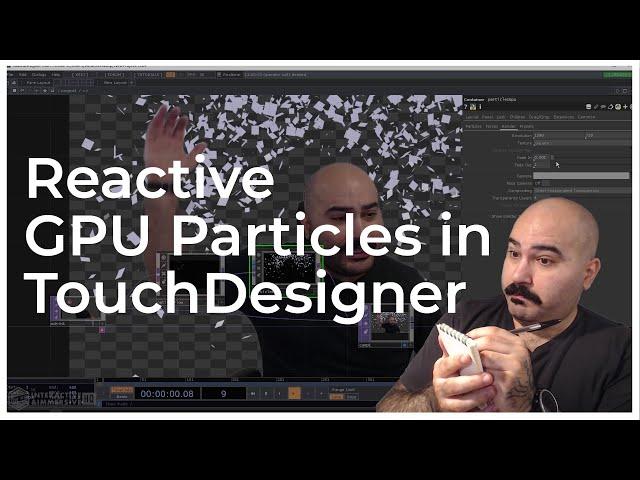 Reactive GPU Particles: TouchDesigner Tutorial