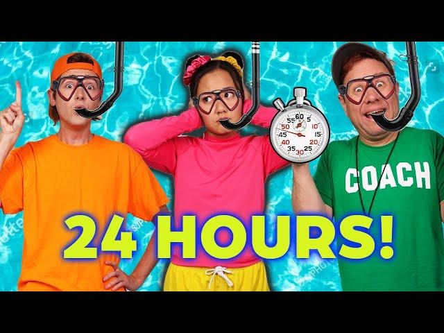 Ellie's Epic 24 Hour Swimming Pool Challenge | Ellie Sparkles | WildBrain Zigzag