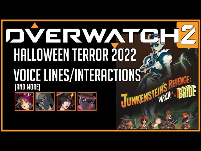 Overwatch 2 - ALL NEW VOICE LINES INTERACTIONS - HALLOWEEN TERROR 2022