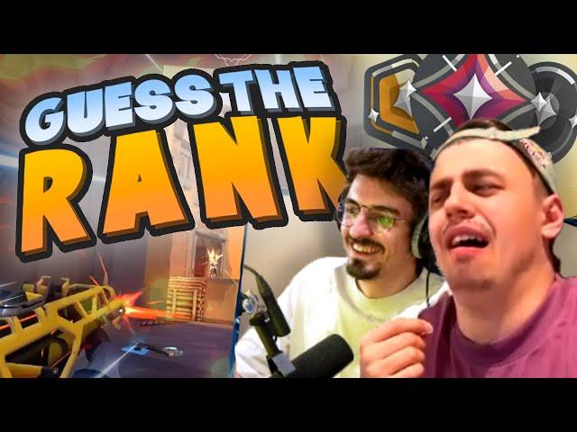 "Warum schickt man SOWAS ein?!" | Valorant Guess the Rank feat. @papaplatte