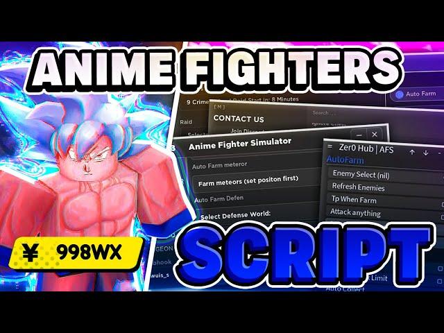 [UPD 42] Anime Fighters Simulator Script / Hack | DUPE + INSTA PASSIVE + AUTO FARM *PASTEBIN 2023*