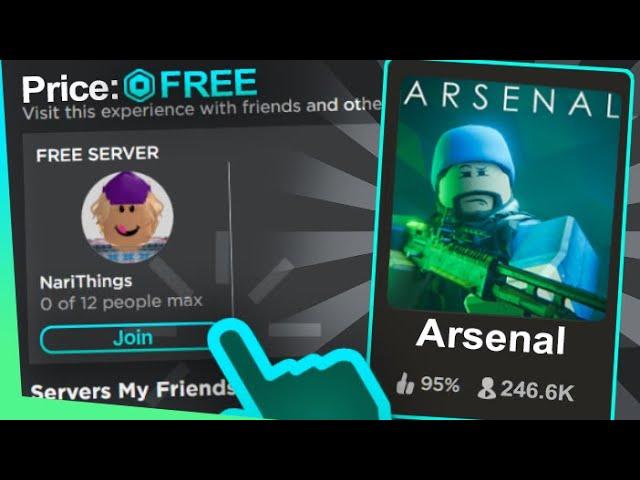 ROBLOX ARSENAL FREE VIP SERVERS! 2021