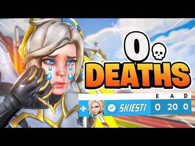 Losing with 0 Deaths as Mercy in Overwatch 2!?