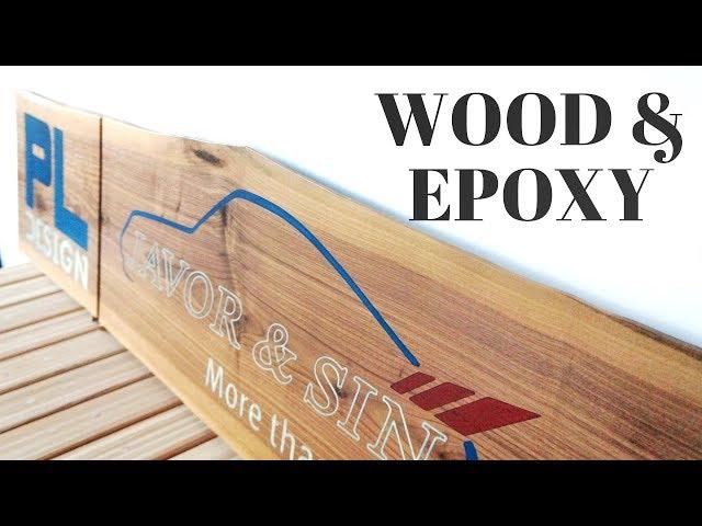 Wood & Epoxy resin wall signs