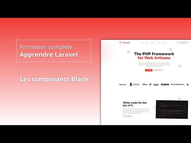 Apprendre Laravel - Les composants Blade