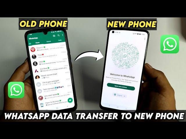 How to transfer WhatsApp Messeges From old to New Phone | Backup WhatsApp Data to new mobile