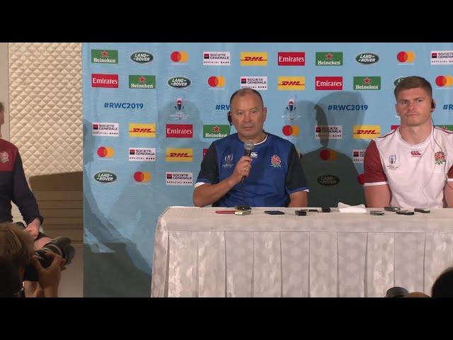 Press Conference: Jones and Farrell on Rugby World Cup Final