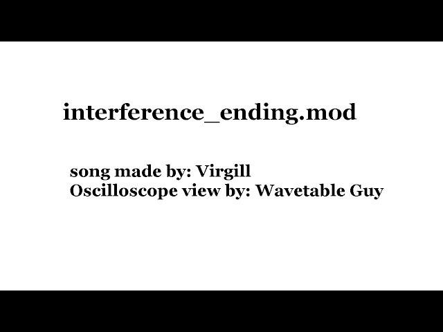 Virgill - Interference Ending ~Mario Forever Fastrun 5-1 Theme~ (Oscilloscope View)