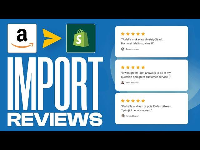 How To Import Reviews From Amazon To Shopify (2024) Step by Step