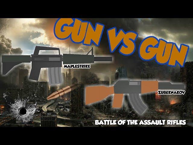 Unturned: Gun VS Gun || Maplestrike VS Zubeknakov