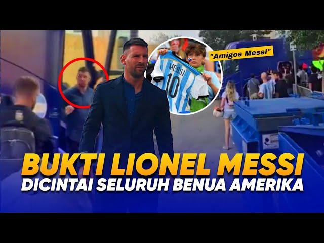 Dukung Messi Daripada Timnas Sendiri !! Reaksi Leo Messi Diserbu Fans Amerika Dilatihan Argentina 